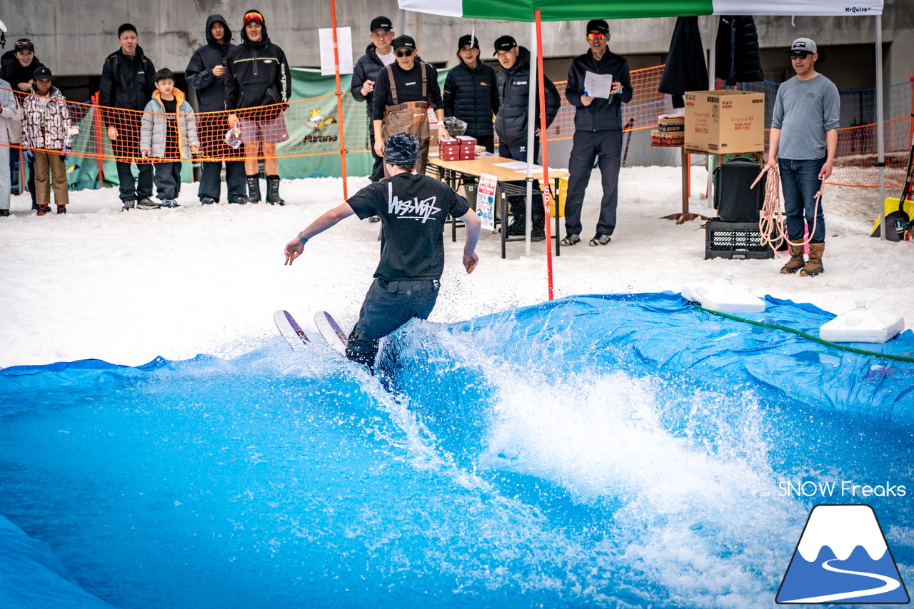 富良野スキー場｜いよいよインターナショナルなイベントに？！春シーズン恒例『第13回 Pond Skimming 池渡り』開催～♪